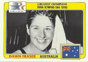 1983 Topps Greatest Olympians #67 Dawn Fraser Front