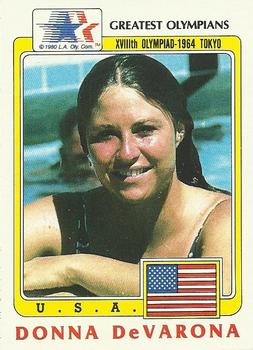 1983 Topps Greatest Olympians #71 Donna de Varona Front