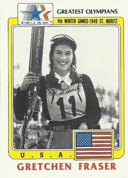 1983 Topps Greatest Olympians #81 Gretchen Fraser Front