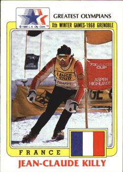 1983 Topps Greatest Olympians #69a Jean-Claude Killy Front