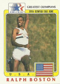 1983 Topps Greatest Olympians #83 Ralph Boston Front