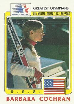 1983 Topps Greatest Olympians #8 Barbara Cochran Front