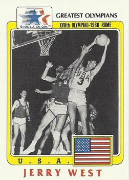 1983 Topps Greatest Olympians #91 Jerry West Front