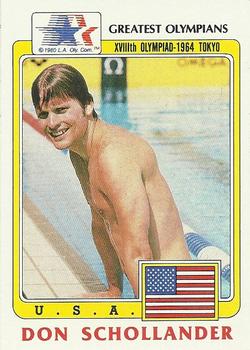 1983 Topps Greatest Olympians #96 Don Schollander Front