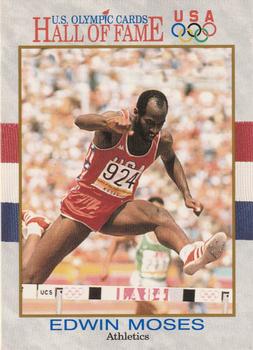 1991 Impel U.S. Olympic Hall of Fame #25 Edwin Moses Front