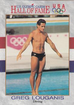 1991 Impel U.S. Olympic Hall of Fame #50 Greg Louganis Front