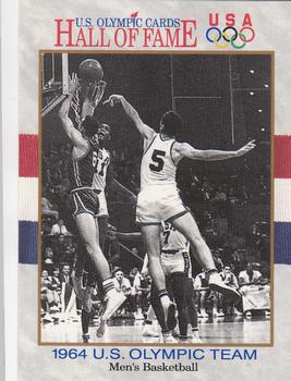 1991 Impel U.S. Olympic Hall of Fame #60 1964 US Olympic Basketball Team Front