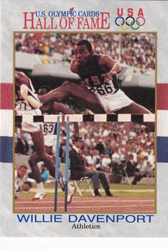 1991 Impel U.S. Olympic Hall of Fame #83 Willie Davenport Front