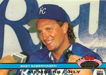 1991 Stadium Club Members Only #NNO Bret Saberhagen Front