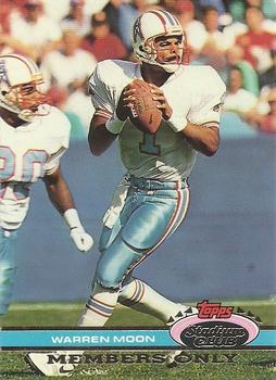 1991 Stadium Club Members Only #NNO Warren Moon Front
