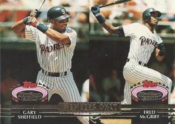 1992 Stadium Club Members Only #NNO Gary Sheffield / Fred McGriff Front