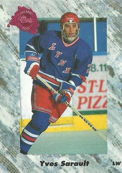 1991 Classic Four Sport #49 Yves Sarault Front