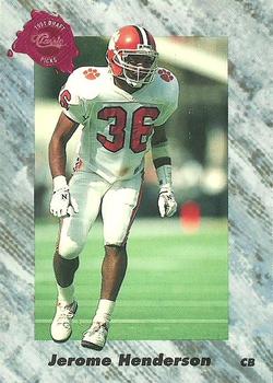 1991 Classic Four Sport #137 Jerome Henderson Front