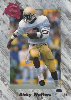 1991 Classic Four Sport #141 Ricky Watters Front