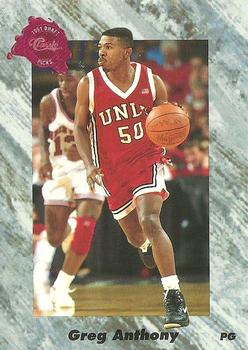 1991 Classic Four Sport #155 Greg Anthony Front
