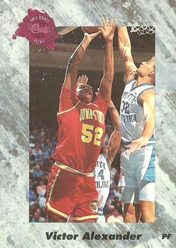 1991 Classic Four Sport #159 Victor Alexander Front