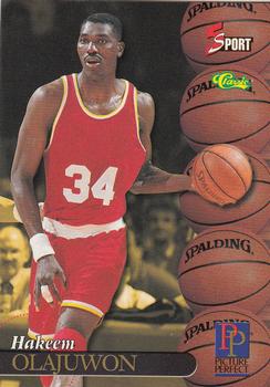 1995 Classic Five Sport #192 Hakeem Olajuwon Front