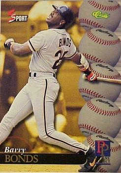 1995 Classic Five Sport #193 Barry Bonds Front