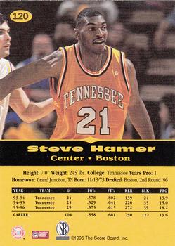 1996-97 Score Board All Sport PPF #120 Steve Hamer Back