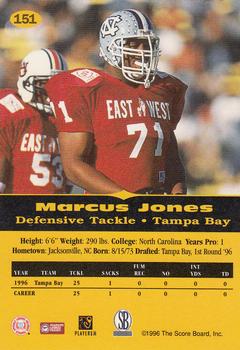 1996-97 Score Board All Sport PPF #151 Marcus Jones Back