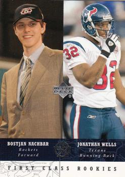 2002-03 UD SuperStars #272 Bostjan Nachbar / Jonathan Wells Front