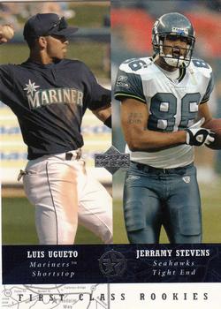 2002-03 UD SuperStars #289 Luis Ugueto / Jerramy Stevens Front
