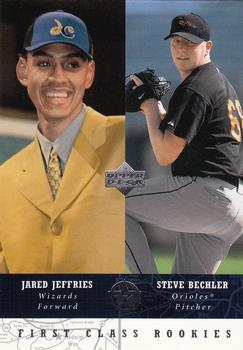 2002-03 UD SuperStars #297 Jared Jeffries / Steve Bechler Front