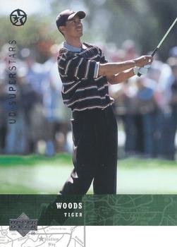 2002-03 UD SuperStars #1 Tiger Woods Front