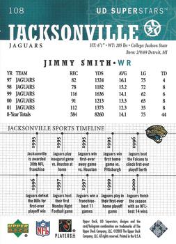 2002-03 UD SuperStars #108 Jimmy Smith Back