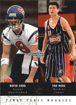 2002-03 UD SuperStars #273 David Carr / Yao Ming Front