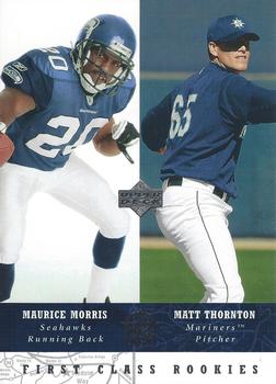 2002-03 UD SuperStars #290 Maurice Morris / Matt Thornton Front