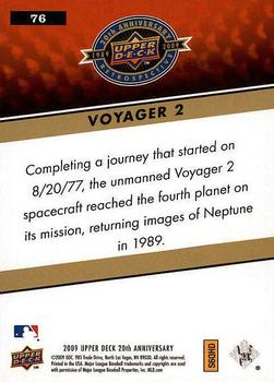 2009 Upper Deck 20th Anniversary #76 Voyager 2 Back