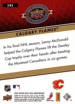 2009 Upper Deck 20th Anniversary #121 Calgary Flames Back