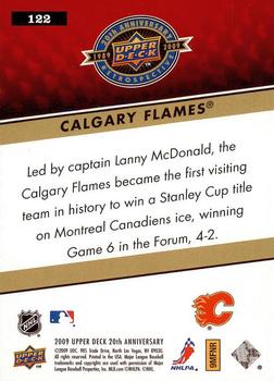2009 Upper Deck 20th Anniversary #122 Calgary Flames Back