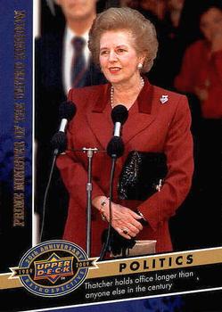 2009 Upper Deck 20th Anniversary #173 Margaret Thatcher Front