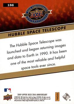 2009 Upper Deck 20th Anniversary #186 Hubble Space Telescope Back