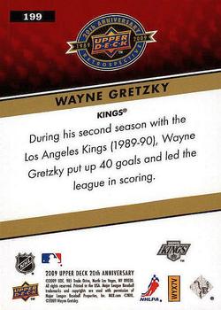 2009 Upper Deck 20th Anniversary #199 Wayne Gretzky Back