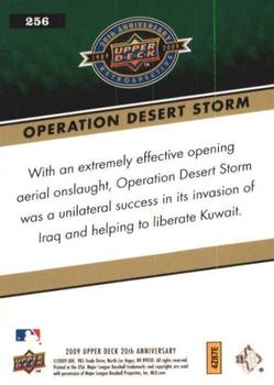 2009 Upper Deck 20th Anniversary #256 Operation Desert Storm Back