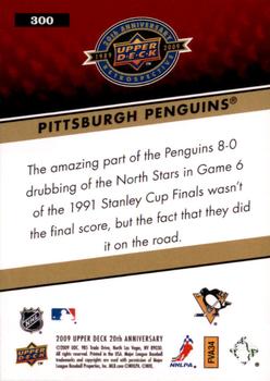 2009 Upper Deck 20th Anniversary #300 Pittsburgh Penguins Back