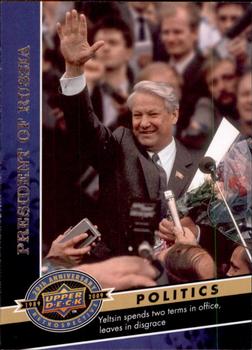 2009 Upper Deck 20th Anniversary #305 Boris Yeltsin Front