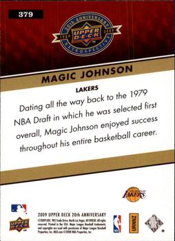 2009 Upper Deck 20th Anniversary #379 Magic Johnson Back