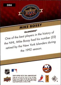 2009 Upper Deck 20th Anniversary #386 Mike Bossy Back