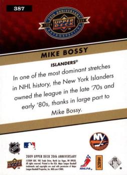 2009 Upper Deck 20th Anniversary #387 Mike Bossy Back