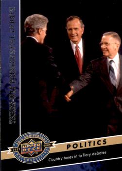 2009 Upper Deck 20th Anniversary #474 Three-Way Presidential Debate Front