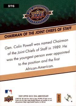 2009 Upper Deck 20th Anniversary #576 Colin Powell Back