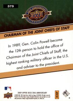 2009 Upper Deck 20th Anniversary #579 Colin Powell Back
