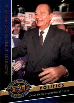 2009 Upper Deck 20th Anniversary #856 Jacques Chirac Front