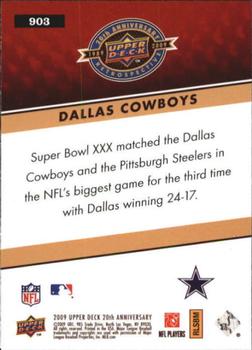2009 Upper Deck 20th Anniversary #903 Dallas Cowboys Back