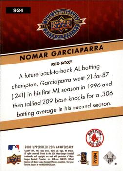 2009 Upper Deck 20th Anniversary #924 Nomar Garciaparra Back