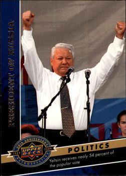 2009 Upper Deck 20th Anniversary #939 Boris Yeltsin Front